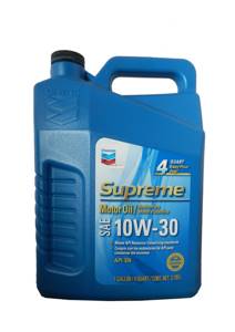 Моторное масло CHEVRON Supreme Motor Oil SAE 10w30, 3,785л